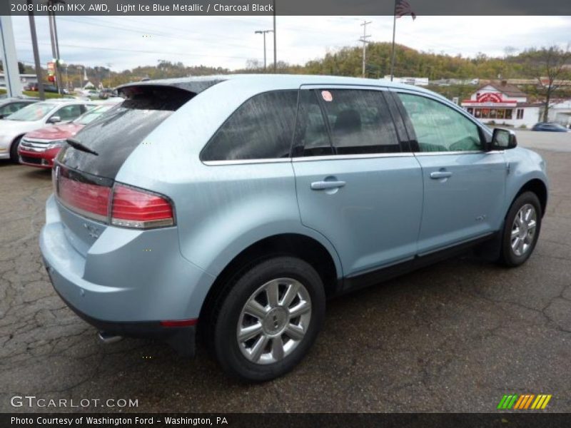 Light Ice Blue Metallic / Charcoal Black 2008 Lincoln MKX AWD