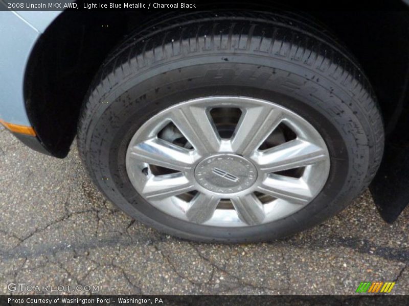 Light Ice Blue Metallic / Charcoal Black 2008 Lincoln MKX AWD