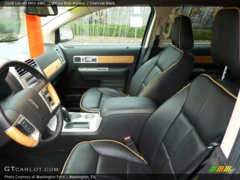 Light Ice Blue Metallic / Charcoal Black 2008 Lincoln MKX AWD