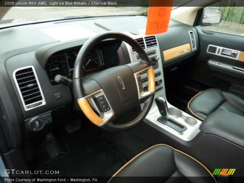 Light Ice Blue Metallic / Charcoal Black 2008 Lincoln MKX AWD