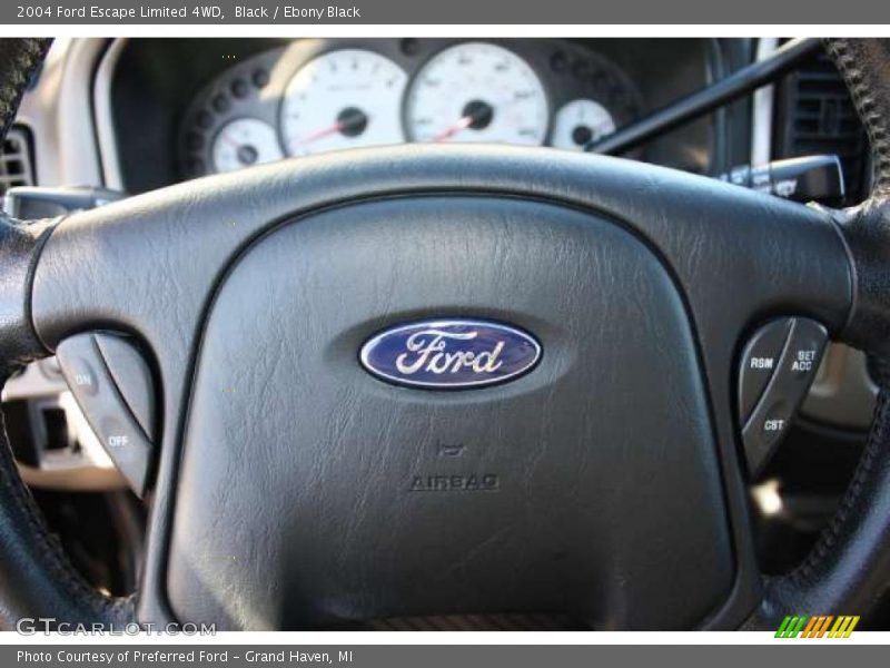 Black / Ebony Black 2004 Ford Escape Limited 4WD
