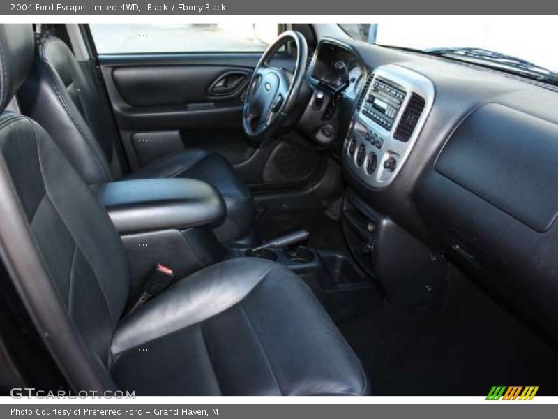 Dashboard of 2004 Escape Limited 4WD