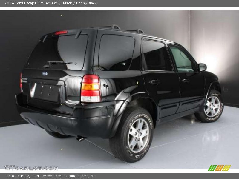 Black / Ebony Black 2004 Ford Escape Limited 4WD