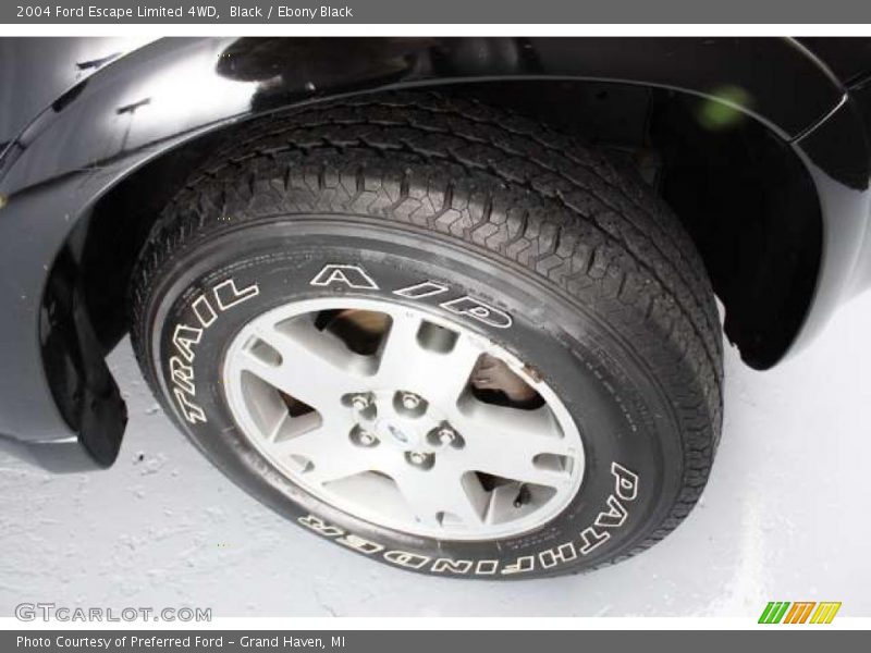 Black / Ebony Black 2004 Ford Escape Limited 4WD