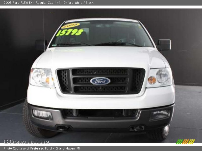 Oxford White / Black 2005 Ford F150 FX4 Regular Cab 4x4