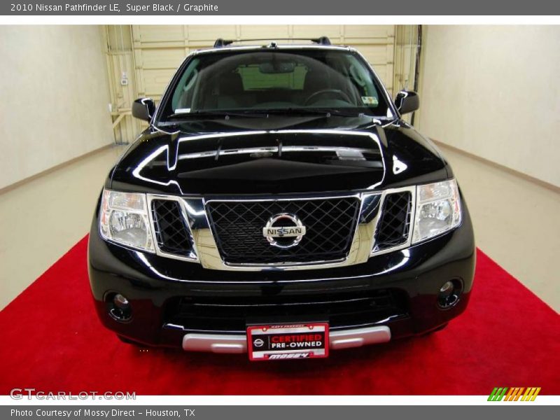 Super Black / Graphite 2010 Nissan Pathfinder LE