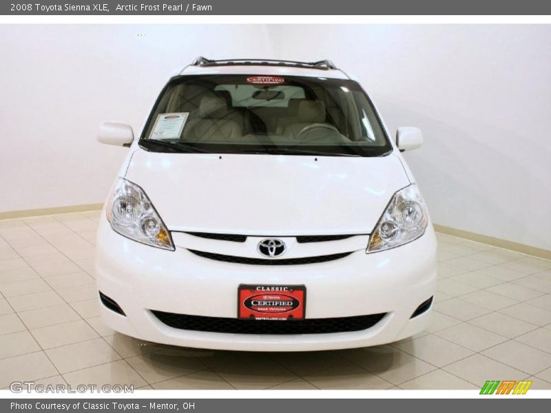 Arctic Frost Pearl / Fawn 2008 Toyota Sienna XLE