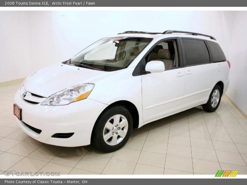 Arctic Frost Pearl / Fawn 2008 Toyota Sienna XLE