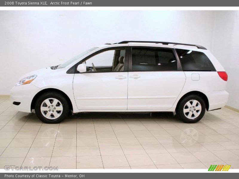 Arctic Frost Pearl / Fawn 2008 Toyota Sienna XLE