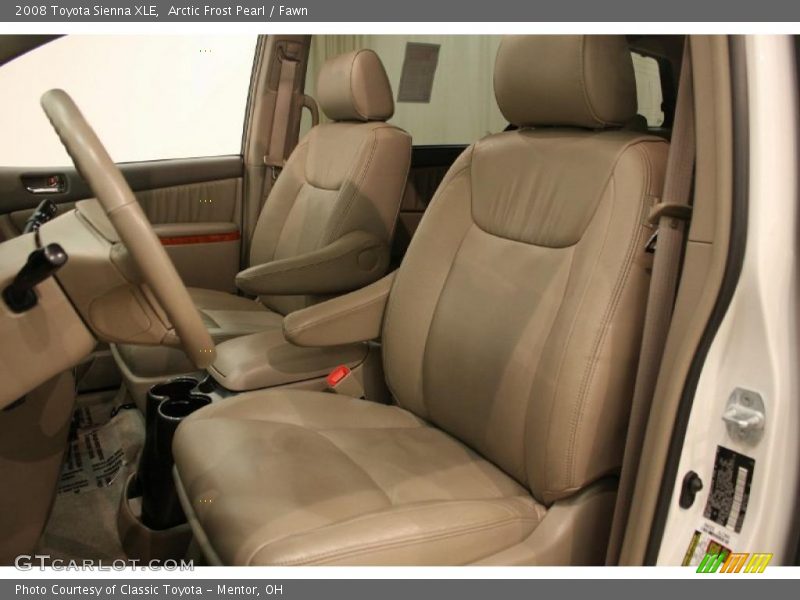 Arctic Frost Pearl / Fawn 2008 Toyota Sienna XLE