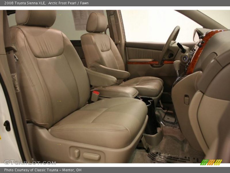 Arctic Frost Pearl / Fawn 2008 Toyota Sienna XLE