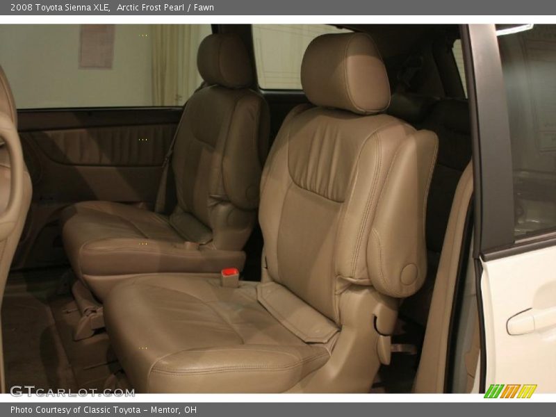 Arctic Frost Pearl / Fawn 2008 Toyota Sienna XLE