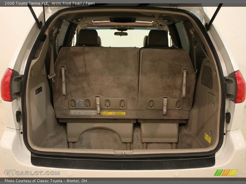 Arctic Frost Pearl / Fawn 2008 Toyota Sienna XLE
