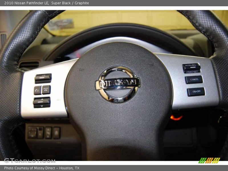 Super Black / Graphite 2010 Nissan Pathfinder LE