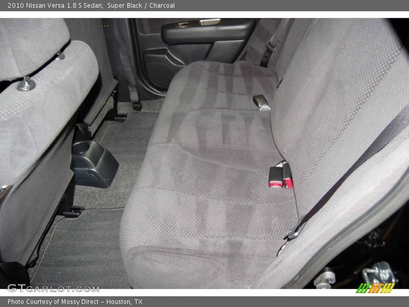 Super Black / Charcoal 2010 Nissan Versa 1.8 S Sedan