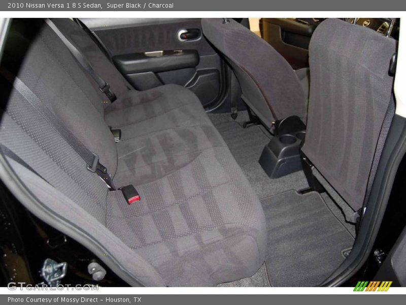 Super Black / Charcoal 2010 Nissan Versa 1.8 S Sedan