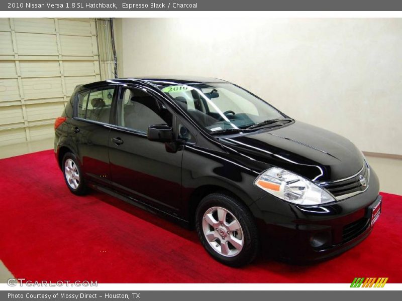 Espresso Black / Charcoal 2010 Nissan Versa 1.8 SL Hatchback