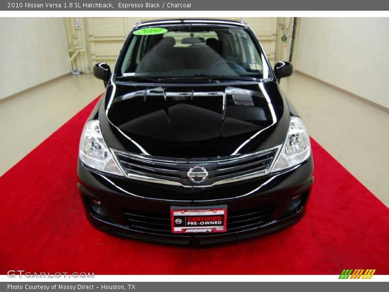 Espresso Black / Charcoal 2010 Nissan Versa 1.8 SL Hatchback