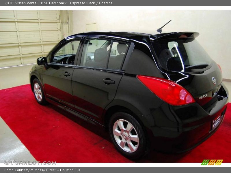 Espresso Black / Charcoal 2010 Nissan Versa 1.8 SL Hatchback