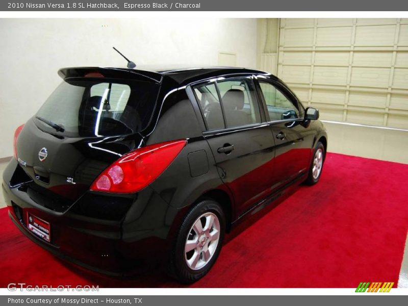 Espresso Black / Charcoal 2010 Nissan Versa 1.8 SL Hatchback