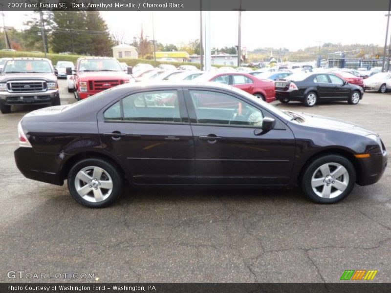 Dark Amethyst Metallic / Charcoal Black 2007 Ford Fusion SE