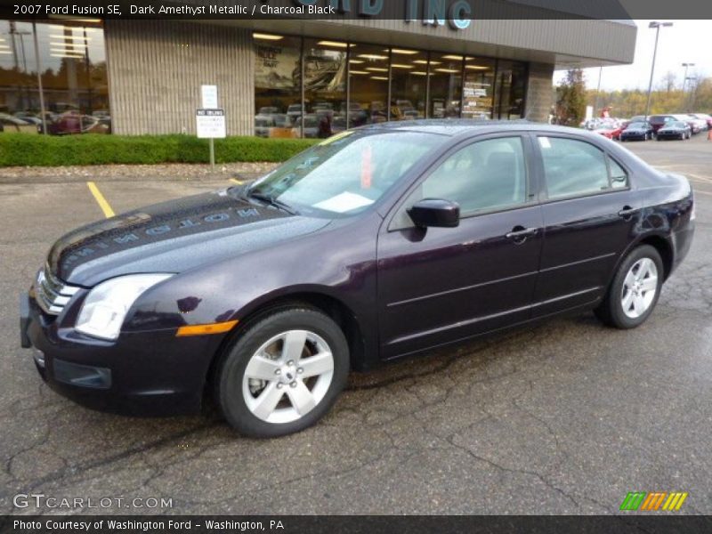 Dark Amethyst Metallic / Charcoal Black 2007 Ford Fusion SE