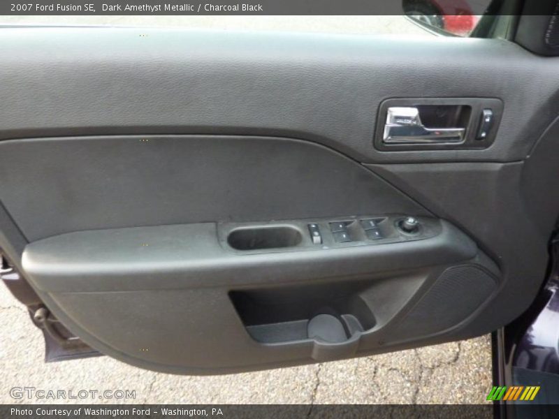 Dark Amethyst Metallic / Charcoal Black 2007 Ford Fusion SE