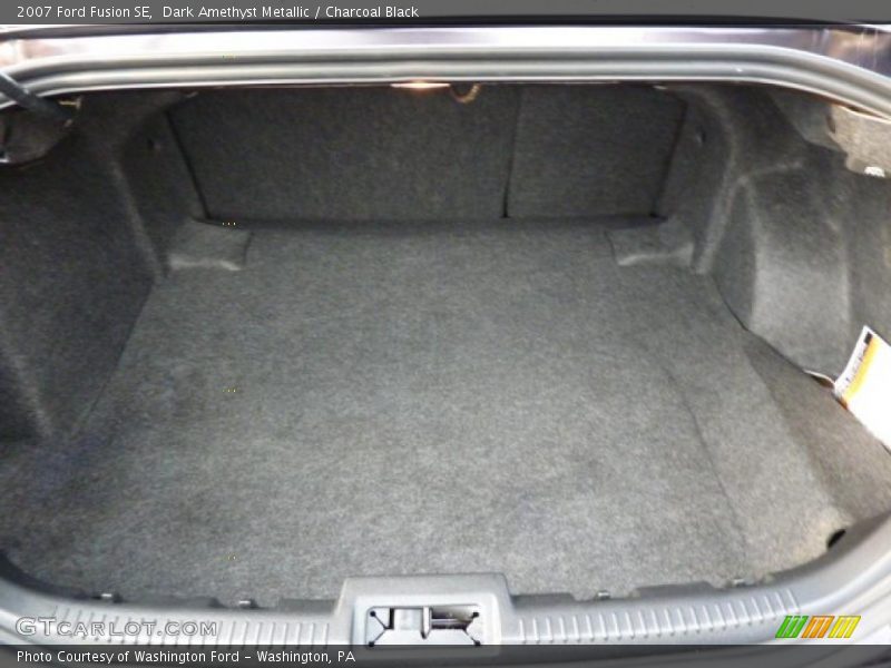 Dark Amethyst Metallic / Charcoal Black 2007 Ford Fusion SE