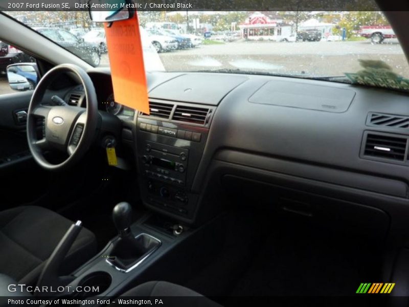 Dark Amethyst Metallic / Charcoal Black 2007 Ford Fusion SE