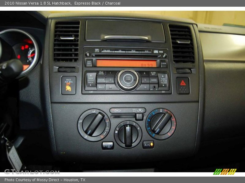 Espresso Black / Charcoal 2010 Nissan Versa 1.8 SL Hatchback