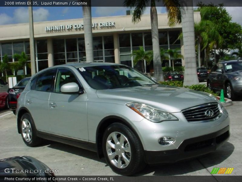 Liquid Platinum / Graphite 2008 Infiniti EX 35