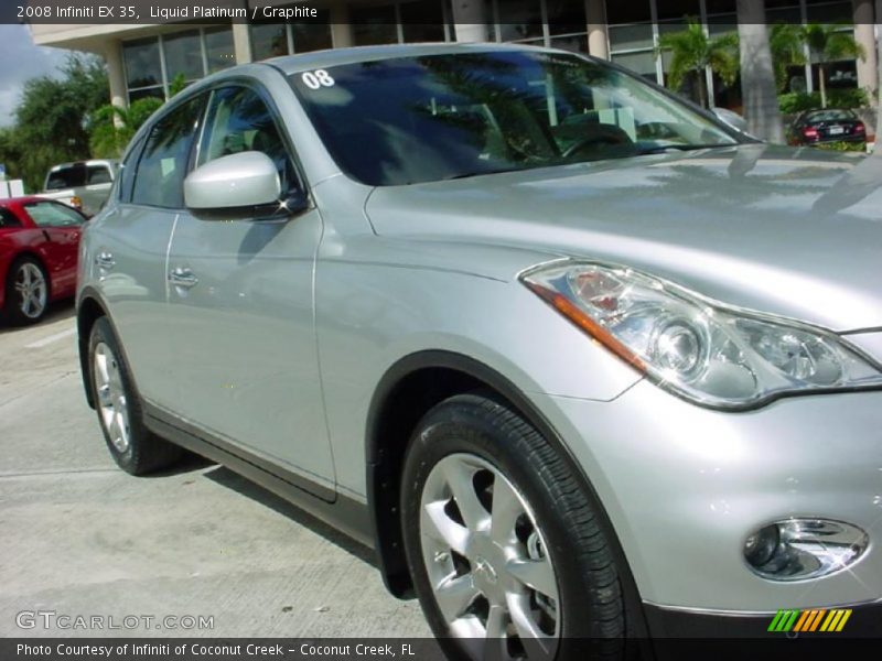 Liquid Platinum / Graphite 2008 Infiniti EX 35