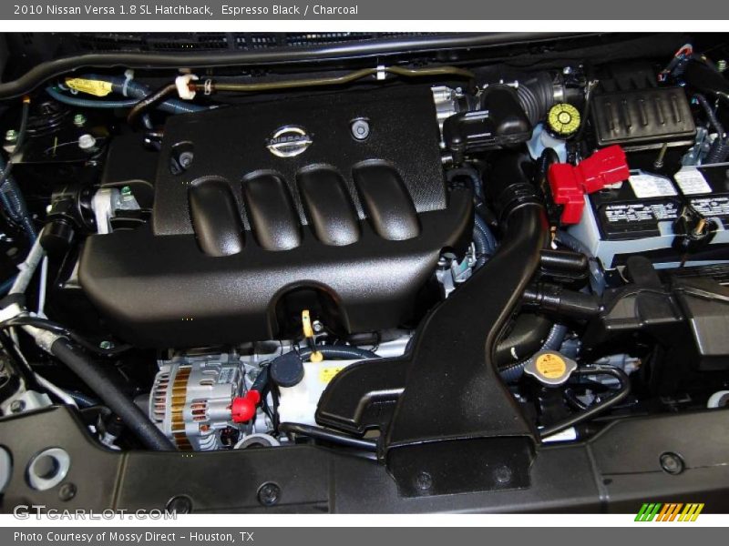 Espresso Black / Charcoal 2010 Nissan Versa 1.8 SL Hatchback