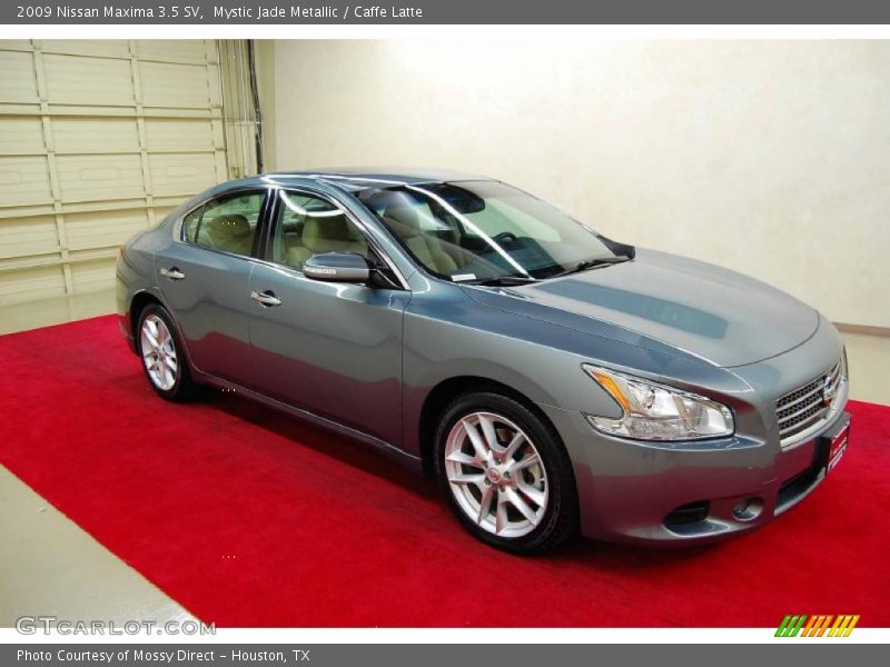 Mystic Jade Metallic / Caffe Latte 2009 Nissan Maxima 3.5 SV
