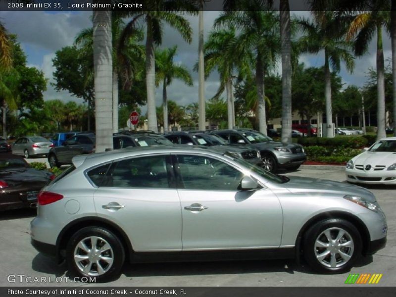 Liquid Platinum / Graphite 2008 Infiniti EX 35