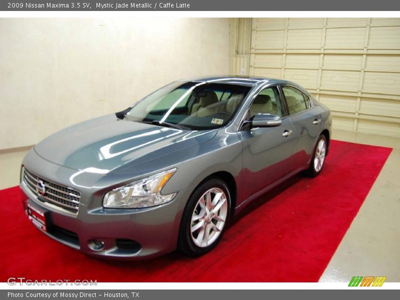 Mystic Jade Metallic / Caffe Latte 2009 Nissan Maxima 3.5 SV