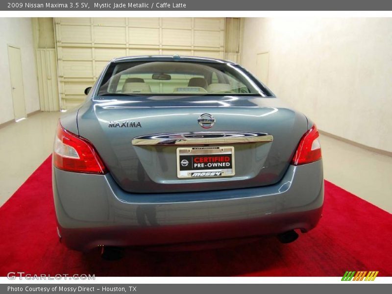 Mystic Jade Metallic / Caffe Latte 2009 Nissan Maxima 3.5 SV