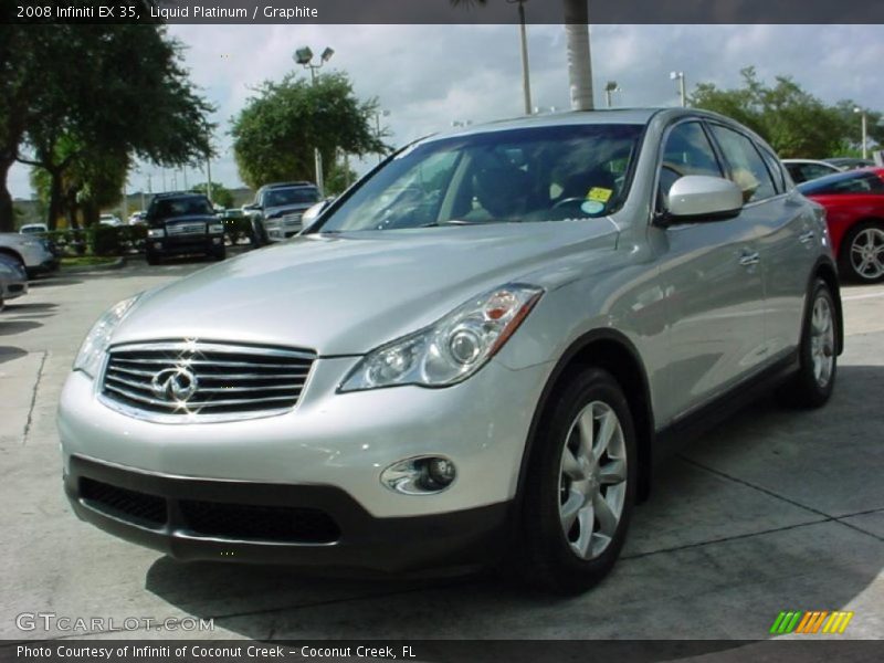 Liquid Platinum / Graphite 2008 Infiniti EX 35