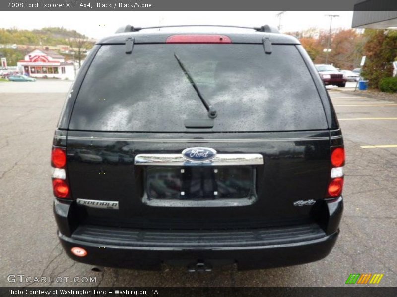 Black / Black/Stone 2008 Ford Explorer XLT 4x4