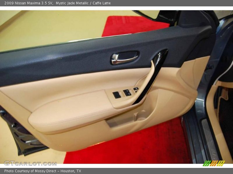 Mystic Jade Metallic / Caffe Latte 2009 Nissan Maxima 3.5 SV