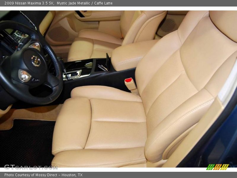 Mystic Jade Metallic / Caffe Latte 2009 Nissan Maxima 3.5 SV