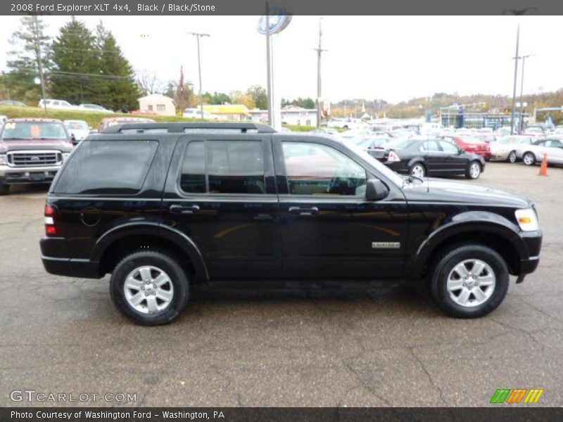 Black / Black/Stone 2008 Ford Explorer XLT 4x4