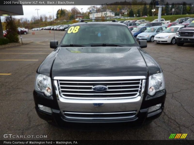 Black / Black/Stone 2008 Ford Explorer XLT 4x4