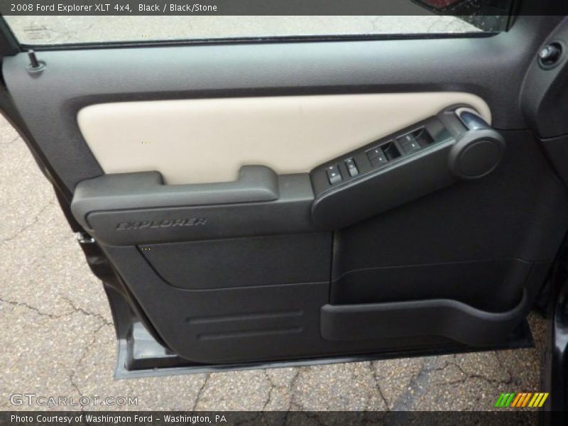 Black / Black/Stone 2008 Ford Explorer XLT 4x4