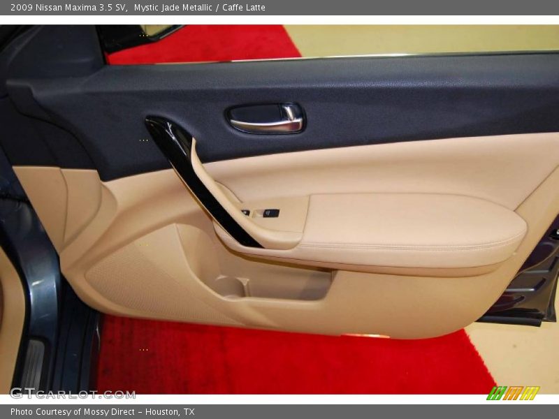 Mystic Jade Metallic / Caffe Latte 2009 Nissan Maxima 3.5 SV
