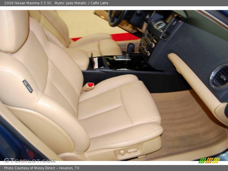 Mystic Jade Metallic / Caffe Latte 2009 Nissan Maxima 3.5 SV
