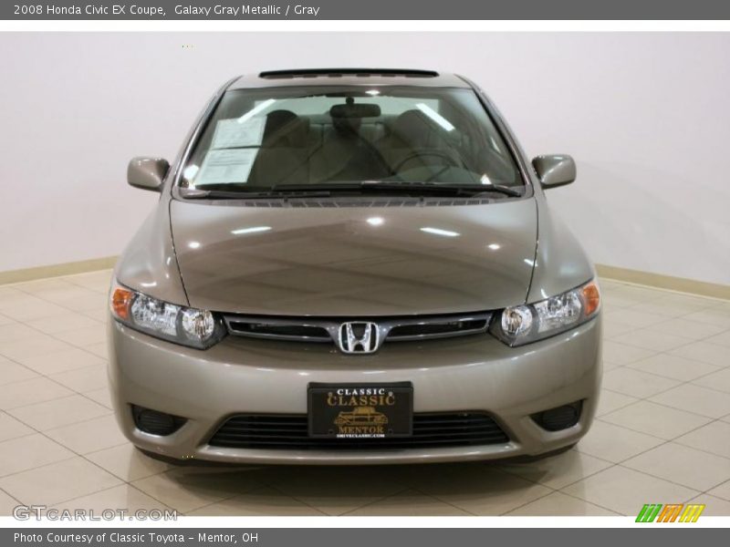 Galaxy Gray Metallic / Gray 2008 Honda Civic EX Coupe