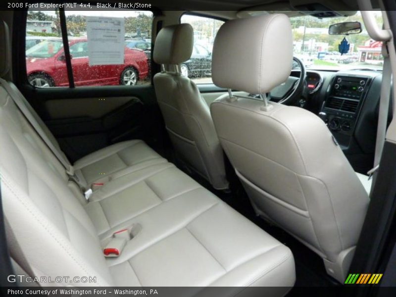 Black / Black/Stone 2008 Ford Explorer XLT 4x4