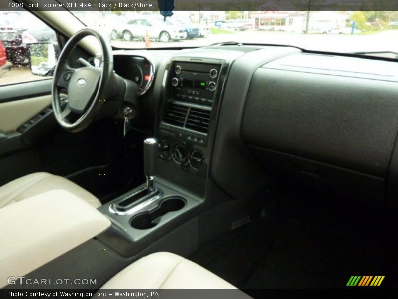 Black / Black/Stone 2008 Ford Explorer XLT 4x4