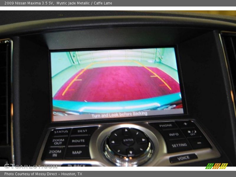 Mystic Jade Metallic / Caffe Latte 2009 Nissan Maxima 3.5 SV